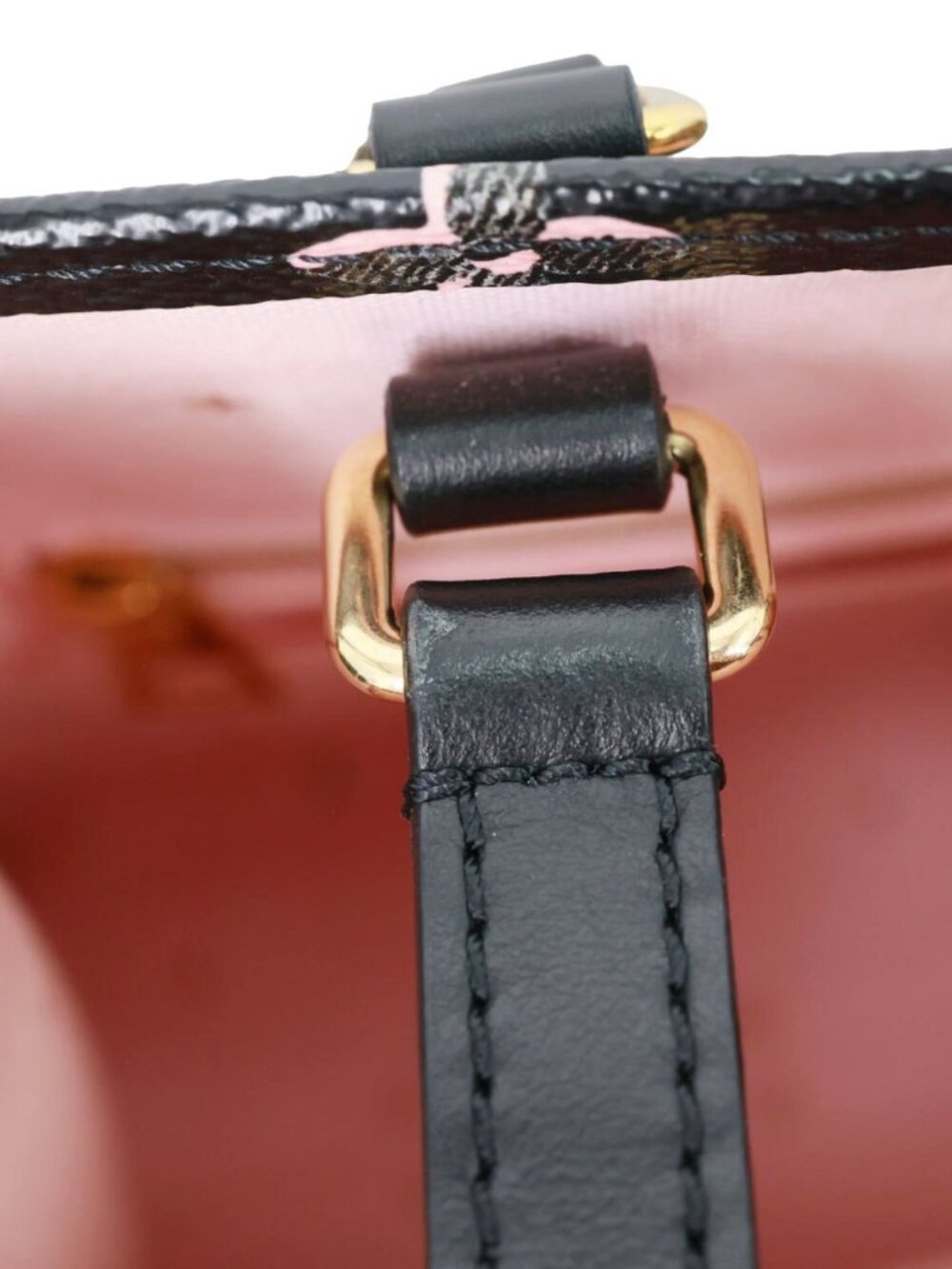 Louis Vuitton  Onthego MM Fall for You Neo Monogram Printed Canvas Tote Bag Blac - Picture 14 of 16